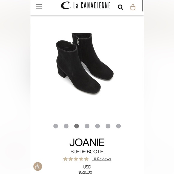 La Canadienne Women
Black Suede Waterproof JOANIE
SUEDE BOOTIE
$525.00
Black 10 - Picture 3 of 16